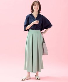 ANY 【吸水速乾/イージーケア/UVカット/接触冷感】さらさらDRYスカーチョ