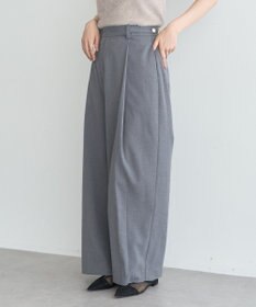 earth music&ecology 【2WAY】ウエストタブタックパンツ