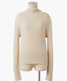 TOQUE 〈大草直子さんアドバイザー〉ベビーアルパカ×シルク ハイネックニット