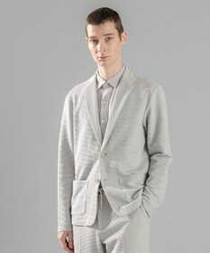 JOSEPH HOMME ＜新色追加＞【オリジナル素材/シワになりにくい】ライトタックジャージー パッチポケット ジャケット アイボリー系