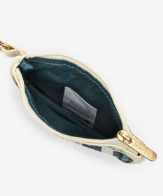 LeSportsac KEY CARD HOLDER/ティールグリーンストライプ