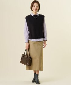 J.PRESS LADIES S 【プラスワンアイテムに】ベルト ニット ベスト