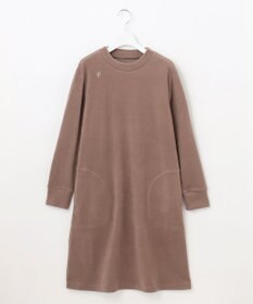 23区GOLF 取り外し可能なスヌード付き【23Fondation/WOMEN】【吸湿発熱】フーディー風 ワンピース