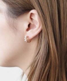 TOCCA 【WEB限定】TRILL PEARL PIERCED EARRINGS K10 淡水パール ピアス