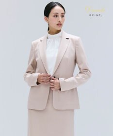 BEIGE， 【セットアップ対応】CORBY / ウールテーラードジャケット Nude