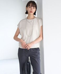 UNFILO BEAUTY FORM フレンチスリーブTシャツ