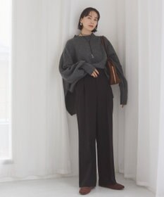 WEGO 【ANGIE VINTAGE/2点セット】ハイネックワイドニット&スカートセット