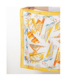 UNBILLION カカトゥ kakatoo / ヨット柄シルクスカーフ