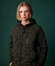 JOSEPH ABBOUD MOUNTAIN 【ストレッチ/撥水/軽量/パッカブル/ライナードッキング対応】2WAYストレッチ ダウン パーカー