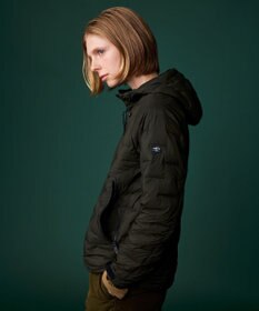 JOSEPH ABBOUD MOUNTAIN 【ストレッチ/撥水/軽量/パッカブル/ライナードッキング対応】2WAYストレッチ ダウン パーカー