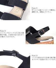Dominic3 コルクソール ベルクロ レザーサンダル
