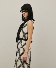 GRACE CONTINENTAL チュールレースワンピース