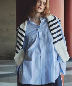 uncrave スウェットライクニット スキッパートップス