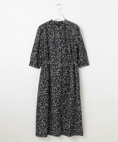 J.PRESS LADIES L 【洗える】スパンローンフラワープリント ワンピース