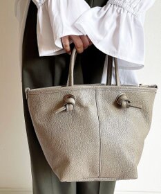 Hekhèr Le Style de Vie 【日本製 / 2WAY】シュリンクレザー ノットハンドバッグ