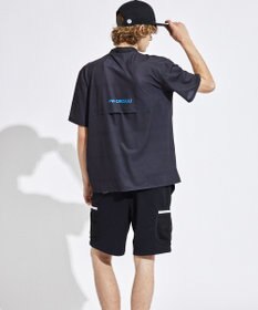 PW CIRCULUS 【吸水速乾 / 伸縮性抜群】【MEN】筆記体ロゴ COOLベンチレーションモック T