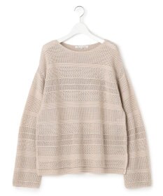 23区 S 【洗える】レーシーコットンコード ニット