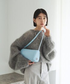 russet ソフトレザーロールショルダーバッグ(CE-1661)