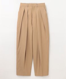 NAVE 【Nave　洗える】バルキーツイル   タックパンツ