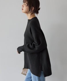 AMERICAN HOLIC サイドスリットハイネックニットプルオーバー