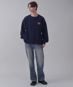 WEGO 【ユニセックス着用ITEM】ショートドロストワンポイント刺繍プルオーバー