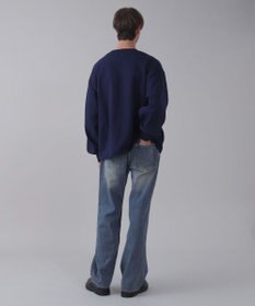 WEGO 【ユニセックス着用ITEM】ショートドロストワンポイント刺繍プルオーバー