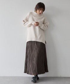 AMERICAN HOLIC サイドスリットハイネックニットプルオーバー