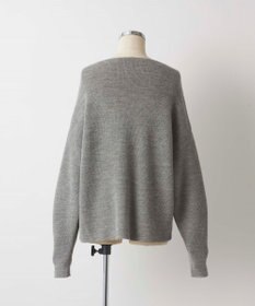 TOQUE 〈大草直子さんアドバイザー〉ベビーアルパカ ミドルゲージ モックネックニット