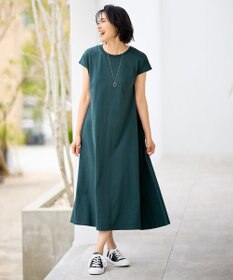 ANY 【洗濯機可】フレンチスリーブワンピース