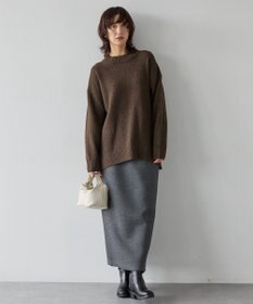 AMERICAN HOLIC サイドスリットハイネックニットプルオーバー