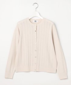 J.PRESS LADIES Rayon Elite Stretch クルーネック カーディガン