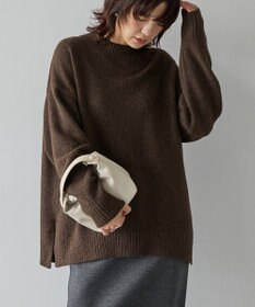 AMERICAN HOLIC サイドスリットハイネックニットプルオーバー