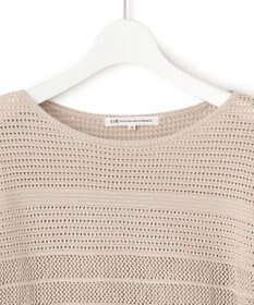 23区 S 【洗える】レーシーコットンコード ニット