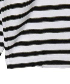 WEGO 【MLサイズ展開】ボーダーワンポイントT（LS）