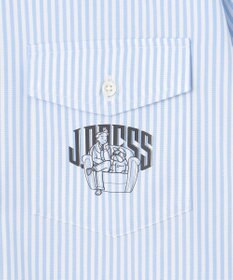 J.PRESS MEN 【AaronChang】【UNISEX】ピンオックス シャツ / バギーフィット