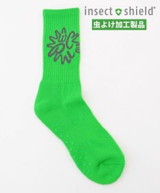 PW CIRCULUS 【虫よけ加工】【MEN】サークルロゴ ミドルソックス  ゴルフ