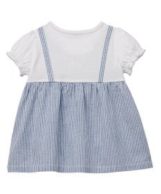 MIKI HOUSE HOT BISCUITS 【80-120cm】重ね着風 半袖Tシャツ