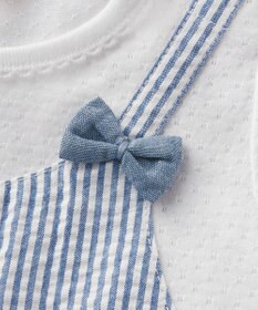 MIKI HOUSE HOT BISCUITS 【80-120cm】重ね着風 半袖Tシャツ