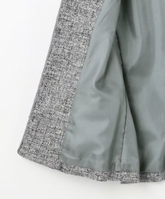J.PRESS LADIES 【セットアップ対応】Light Tweed ノーカラー ジャケット