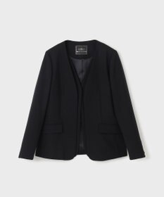 GRACE CONTINENTAL ノーカラーレイヤードジャケット