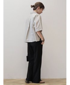 AMERICAN HOLIC イージーケア５分袖バックタックシャツ