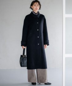 23区 【先行予約】MANTECOPureリバー ステンカラー ロングコート