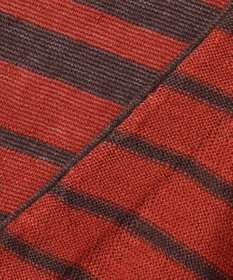 JOSEPH ABBOUD 【洗える】フランドルリネンボーダーカーディガン