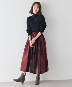 ANY 【洗濯機可】ウォームニットリブタートルネック