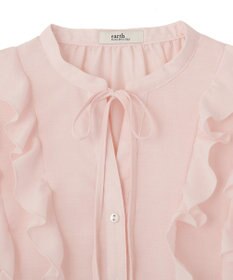 earth music&ecology フリルリボンブラウス