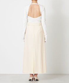 NAVE 【Nave・セットアップ可】ウールポリエステルツイルスカート