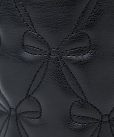 Maison de FLEUR リボンキルティングキューブショルダーバッグ