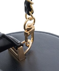 Maison de FLEUR リボンキルティングキューブショルダーバッグ