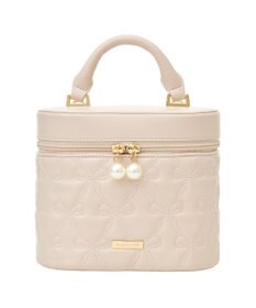 Maison de FLEUR リボンキルティングキューブショルダーバッグ