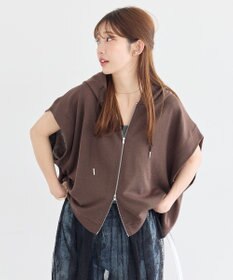 earth music&ecology シアーダンボールフーディーベスト